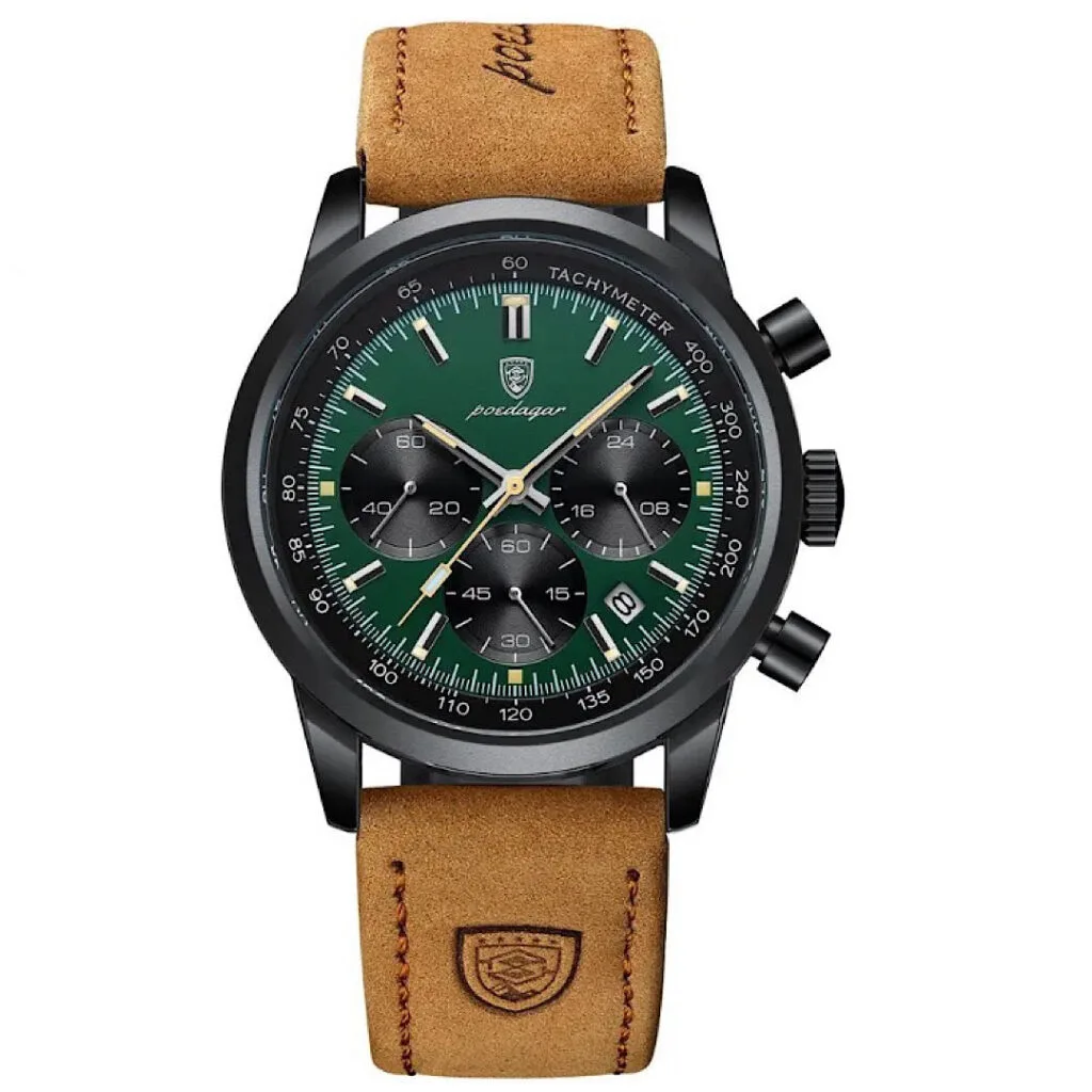 POEDAGAR montre homme verte